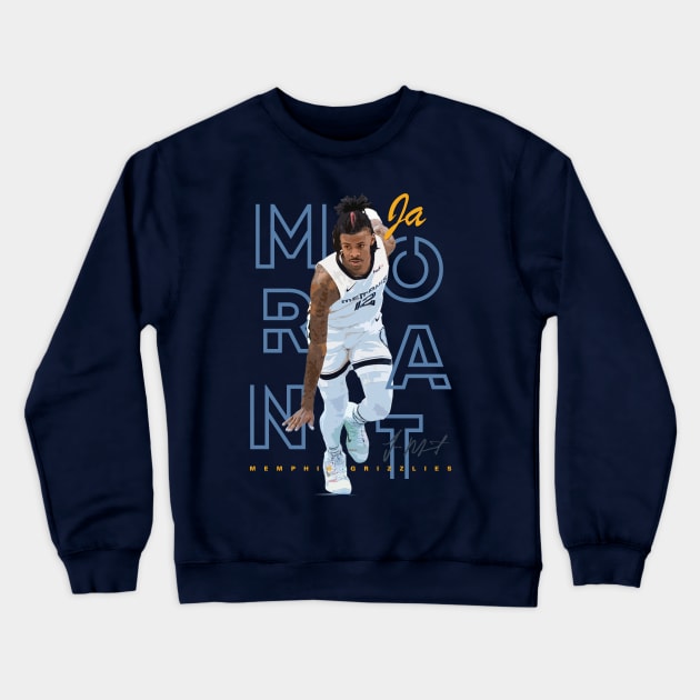 Ja Morant Too Small Celly Crewneck Sweatshirt by Juantamad